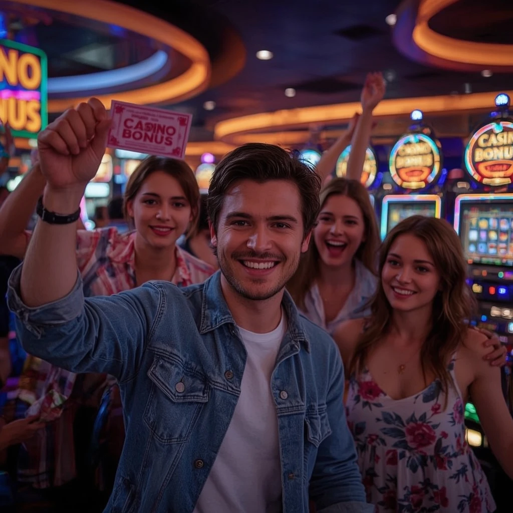 une personne tenant un bonus NAPOLI CASINO