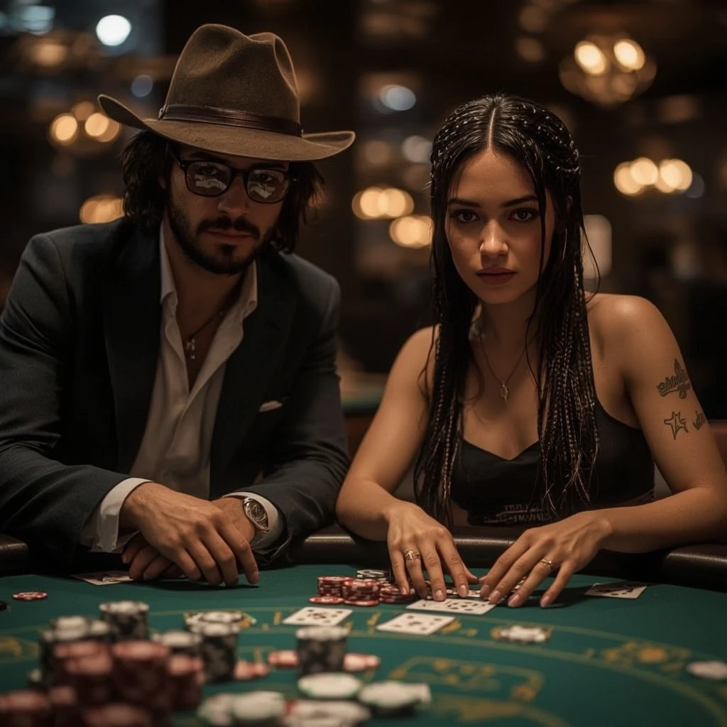 photo de deux joueurs de poker NAPOLI CASINO