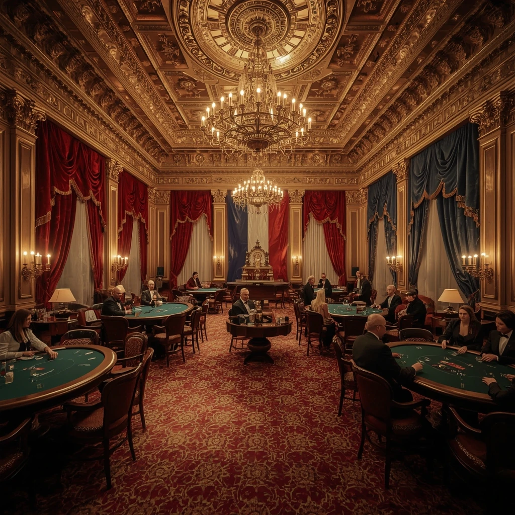 Le casino et le drapeau français NAPOLI CASINO